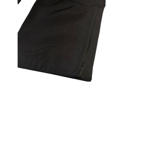 Obermeyer Womens Black Softshell Ski Pants Size XL Wind-Resistant Zipper Hem Adj - Picture 5 of 9